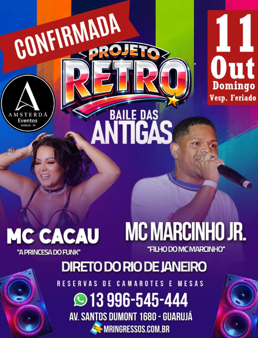 PROJETO RETRÔ bailes das antiga